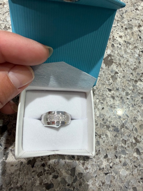 Mayamila Other - Sterling Silver 1/5 CT Diamond Men's Ring Silver size 10